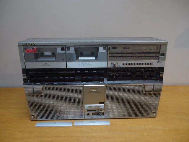 SHARP GF 555 x boombox ghettoblaster , working , new belts £150.00 ...