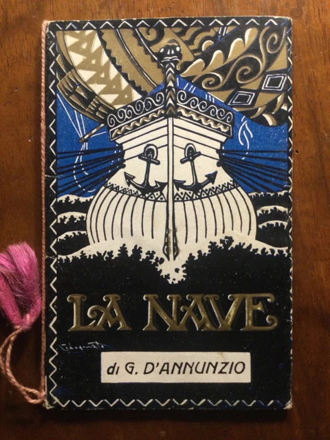 Calendarietto Barbiere La Nave G. D’annunzio Codognato Anno 1926 Bellissimo