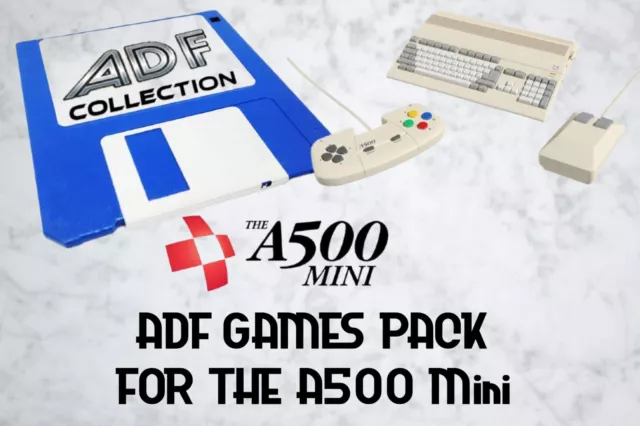 The A500 Mini Extended Pack Retro Commodore Amiga Adf Games The A500Mini Fullset