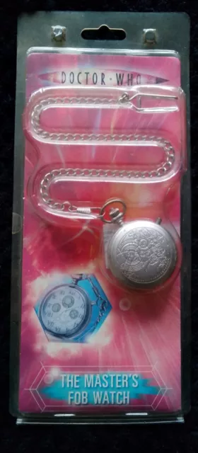 Doctor Who Masters Fob Watch with light effects. Wesco Limited. In box.