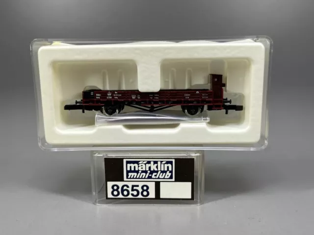 SPUR Z MÄRKLIN Rungenwagen 8658 OVP  / 2 II 229