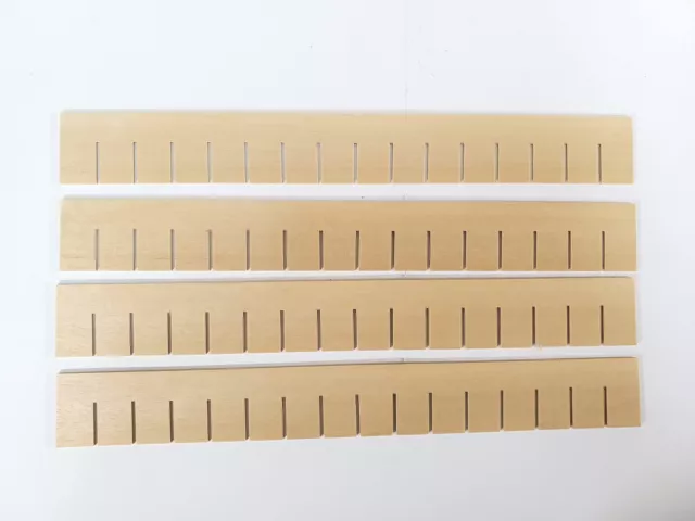 Dollhouse Shingles Wood Strips 4 Sheets 12" long 1:12 Scale Miniatures Roof