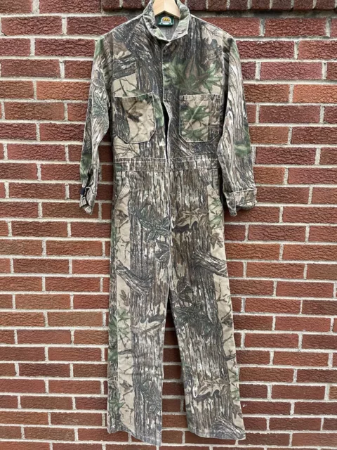 Vintage Cabelas Realtree Hunting Camouflage Jumpsuit Men’s Small Regular Camo