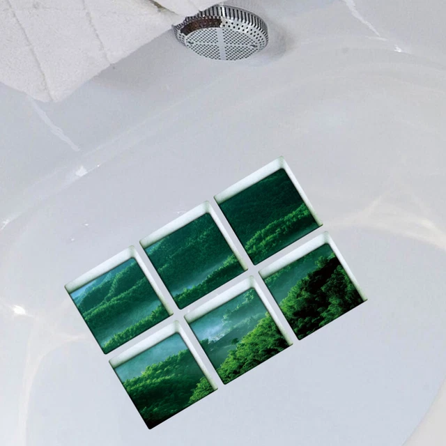 Pegatinas impermeables pegatinas impermeables calcomanía de bañera 3D calcomanía de bañera