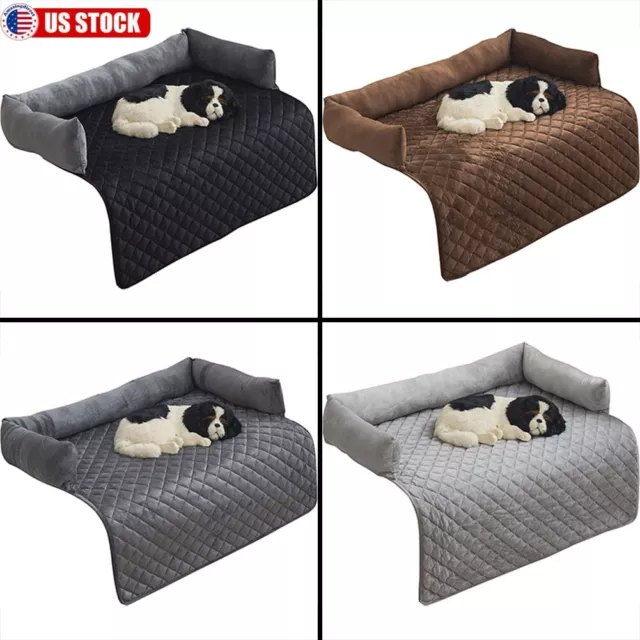 Calming Dog Bed Mat Pet Anti-Slip Sofa Couch Cover Furniture Protector Crate Mat