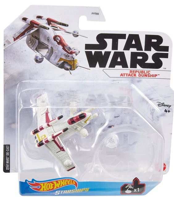 2019 - Star Wars Hot Wheels - Attack Of The Clones ⭐️Republic Attack Gunship ⭐️