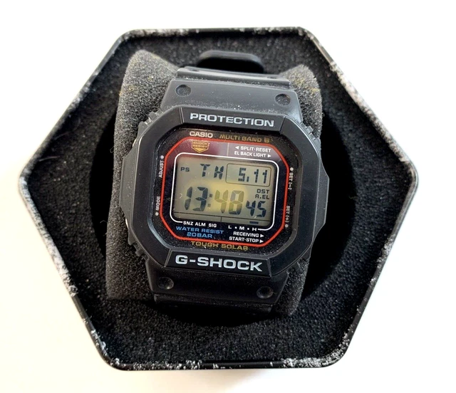 CASIO G-SHOCK GW-M5610R Module 3159 - Tough Solar Multi Band 6 Boxed £ ...