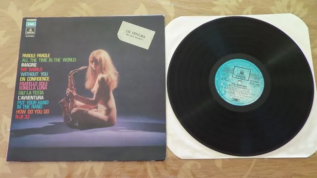 Gil Ventura ‎– Sax Club Number 1 LP 1972 Italy EX/EX