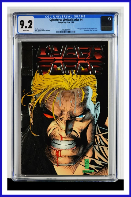 Cyberforce Limited Series #4 CGC Graded 9.2 Image/Top Cow, July 1993 Comic Book