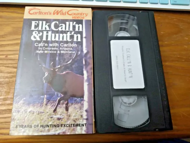 Elk Call'n & Hunt'n VHS RARE HTF OOP VTG Carlton's Wild Country