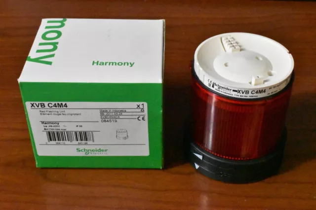 Schneider Electric XVBC4M4 Stack Tower Indicator Light Lens Red 084519