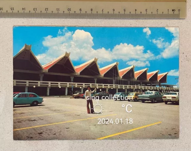 1970's West Malaysia Postcard - International Airport Penang