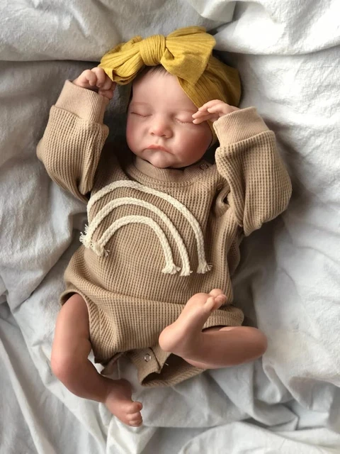 Pinky Reborn 19inch 48cm Reborn Baby Doll Lifelike Baby Doll With Hand Painted