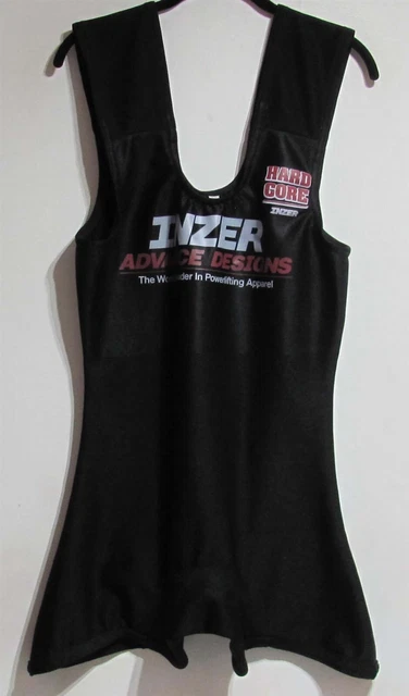 Inzer HardCore Squat Suit Size 36 Black with Red Trim (LN)