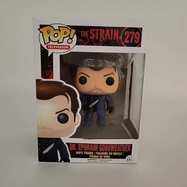 The Strain Dr. Ephraim Goodweather Funko Pop Vinyl Figure #279 In Pro Case