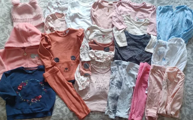 Large Bundle Of Girls Clothes 6-9 Months Inc Next Tu Joules George F&F Etc