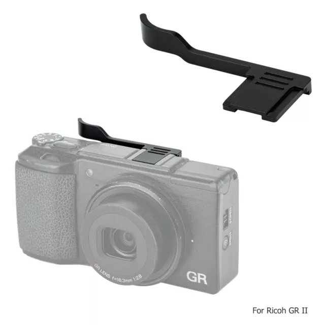 JJC Metal Thumbs Up Grip Hand Holder Hot Shoe Cover for Ricoh GR II GRII GR2