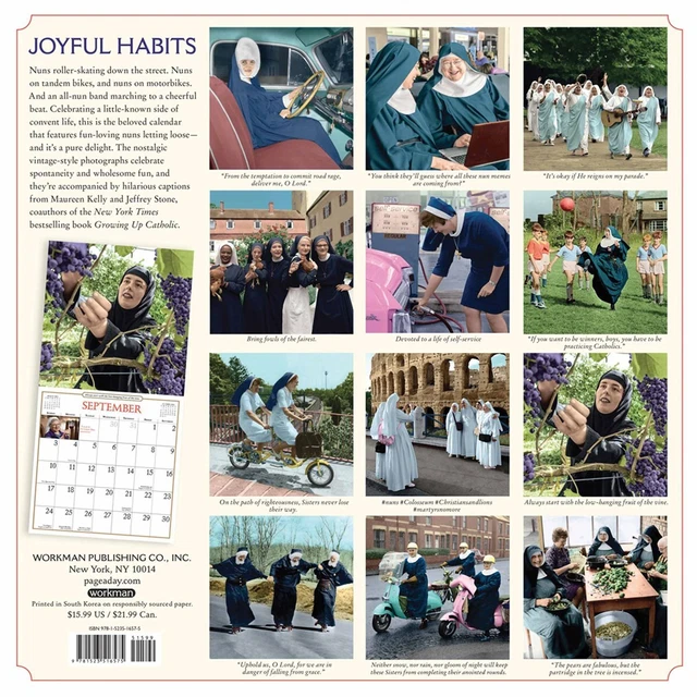 Nuns having fun calendar 2023 humour month to view eur 17 52 picclick it