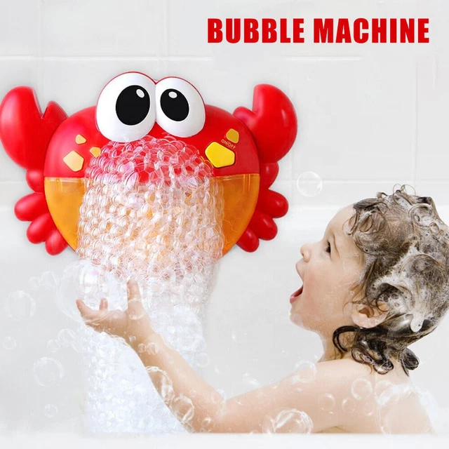 12 Song Musical Crab Bubble Machine Bubble Maker Baby Child Kids Bath Shower Toy