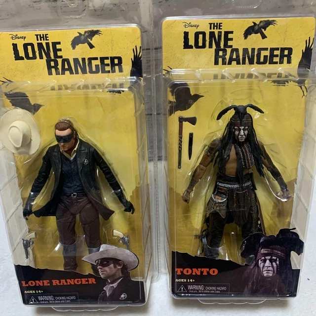 Disney The Lone Ranger Tonto Action Figure 2-Piece Set Rare Item