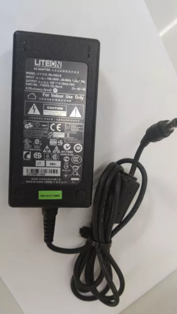 Genuine LiteOn PA-1051-0 770375-13L Rev.A AC Adapter Power Supply Charger PSU