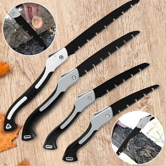 Klappsäge - Klappbare Handsäge Holz - Rostfreie Astsäge mit Grobzahnung