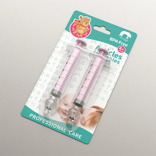2pcSset 10 ml tube d'aiguille aspiratrice nasale Care Nasal Aspirator Clean-tz