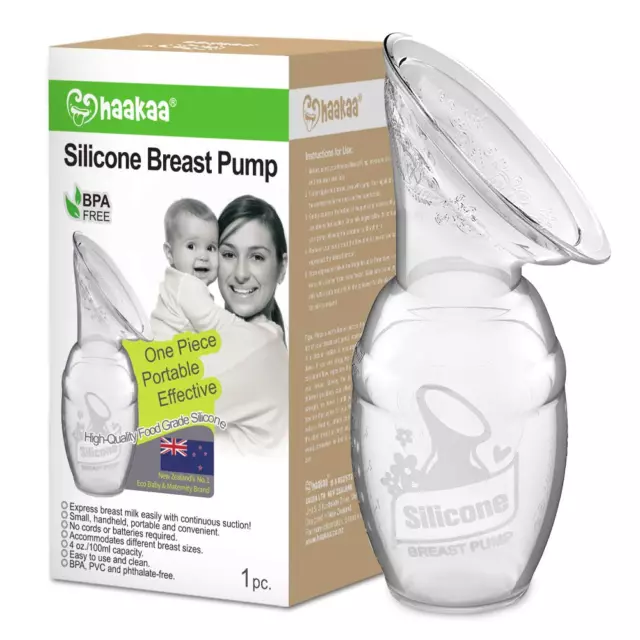 Haakaa Manual Breast Pump 4Oz/100Ml, New Style