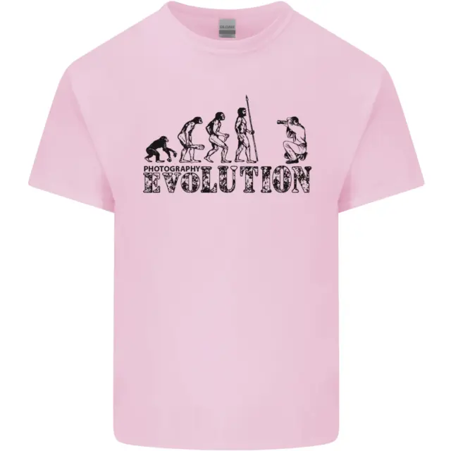 T-shirt da uomo in cotone Evolution Photographer divertente fotoraphy 10