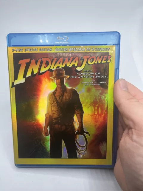 Indiana Jones and the Kingdom of the Crystal Skull (Blu-ray Disc, 2008,...