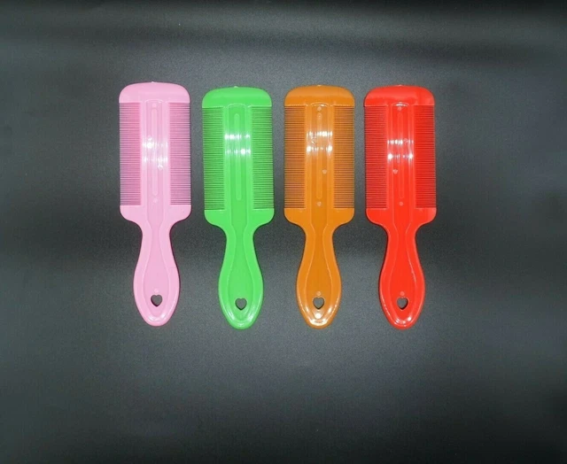 1 X Head lice Double Sided Nit Comb Head Lice Detection Nits Kid Pet Flea Random