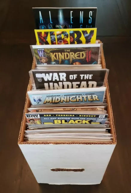 Short Box of 150+ Independent Comics VF+ Avg IDW, Image, Dark Horse, etc.