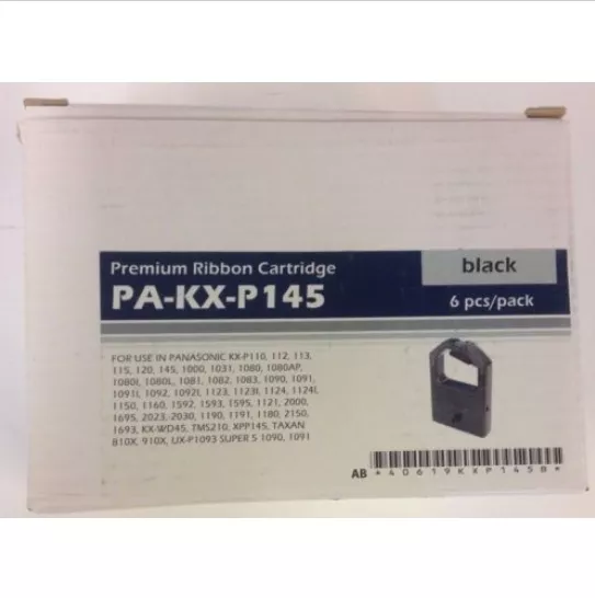 6 EA PANASONIC KX-P115 (KX-P145) COMPATIBLE RIBBON 1080 1090 2023 Free Shipping 2