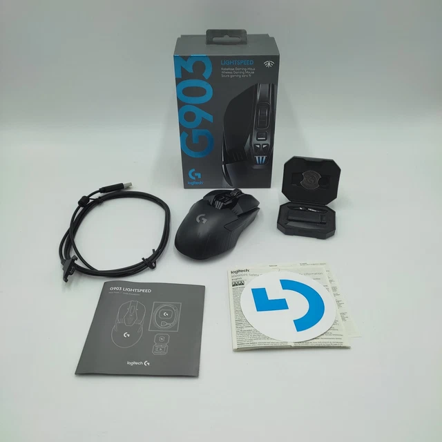 Logitech G903 LIGHTSPEED kabellose Gaming-Maus mit 12000 DPI. NV3