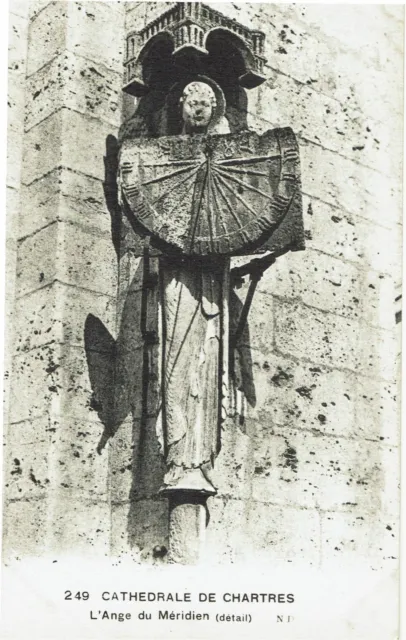 CPA-Carte postale-  FRANCE -CHARTRES - Cathédrale -L'Ange du Méridien (iv 707)​​