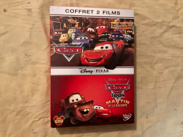 coffret 2 dvd Disney car et cars toon