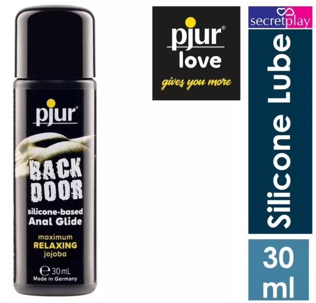 Pjur Back Door Silicone Based Anal Glide Lubricants | Relaxing Lube | 30 ml