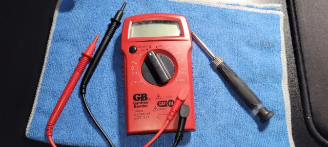 Gardner Bender GDT-311 Digital Multimeter, 3 Function, 11 Range