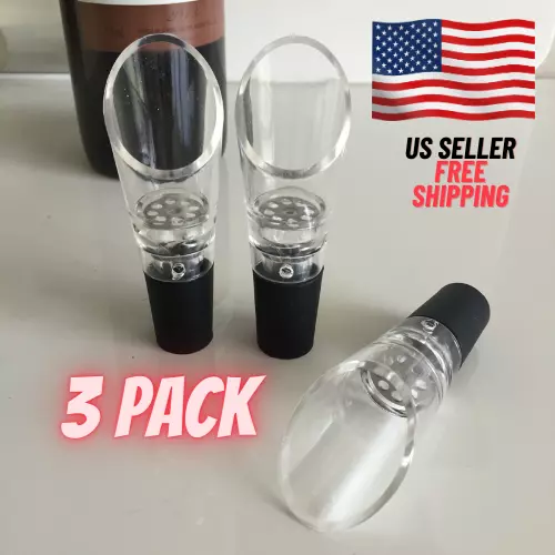 Wine Aerator Premium Decanter Pourer Spout 3-Pack Great Quality