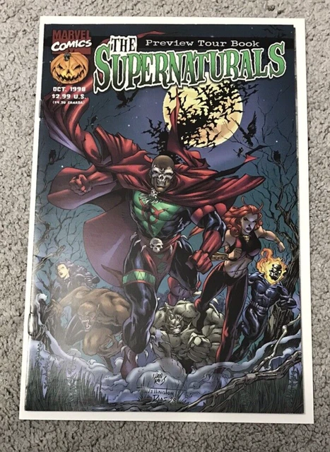 Supernaturals Preview Tour Book #1 Marvel Comics Werewolf Ghost Rider Satana NM-
