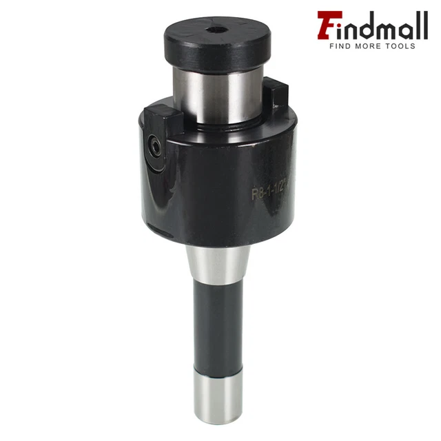 Findmall 1-1/2" R8 Shank Shell Milling Arbor Adapter Holder For Bridgeport