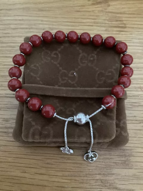 Shop GUCCI Interlocking g flower pearl bracelet (664352 I4620 8078) by  ksgarden | BUYMA