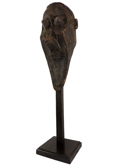 Kuba Goggle Eyed Mask Pwoo Itok Congo African Art