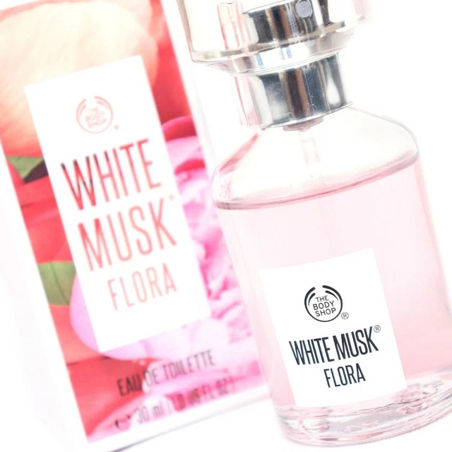 White musk flora top eau de toilette