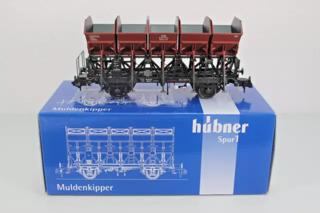 Hübner Spur 1 20222c Muldenkipper Ommi 51 mit Bremserbühne der DB - TOP -SCH94