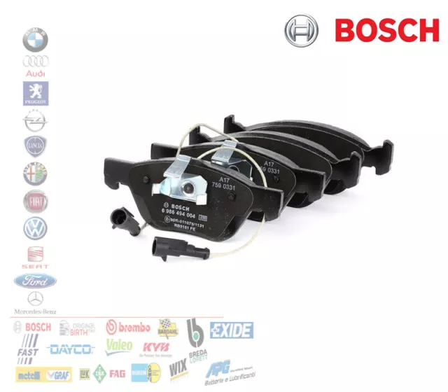 Serie Pastiglie Freno A Disco Anteriore Alfa 145 146 Fiat Bravo Bosch 0986494004