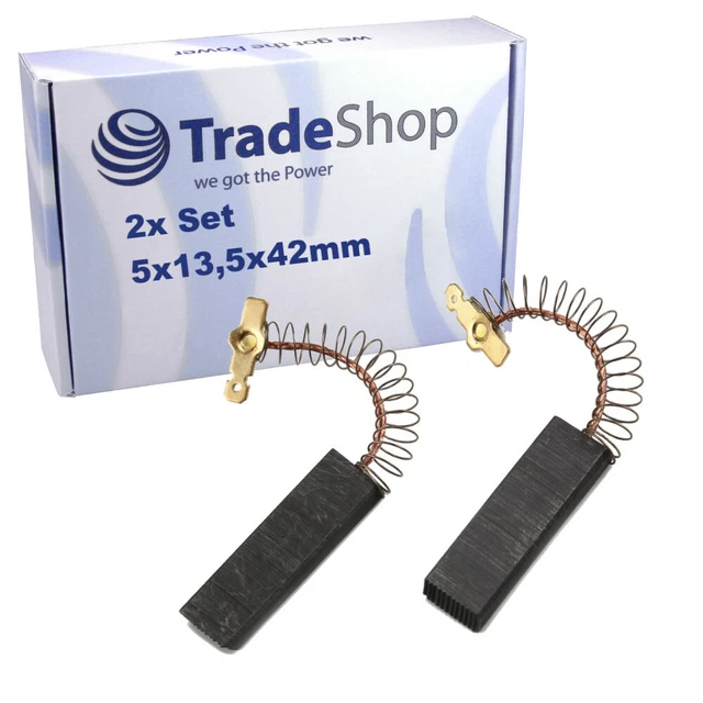 Kohlebürsten Ersatz 49028928 2x Motorkohlen Für Waschmaschine | Passend Für Candy Hoover Haier 49028928 Miele Staubsauger Kohlebürsten