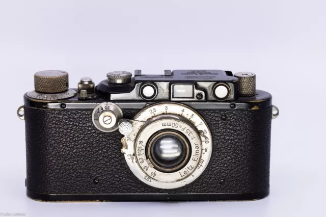 Leica I standard upgraded in iii with elmar nickel black paint  1932