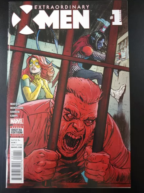 ⭐️ EXTRAORDINARY X-MEN #1 annual (2016 MARVEL Comics) VF/NM Book