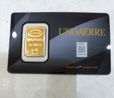 Lingotto oro 1 grammi 999.9 ORO Umicore geblistert ORIGINALE 
